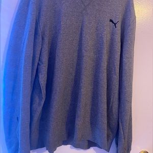 Grey puma sweatshirt